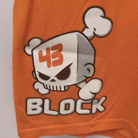 RARE color Monster energy DC brand tee size men's M orange great condition - Picture 3 of 7